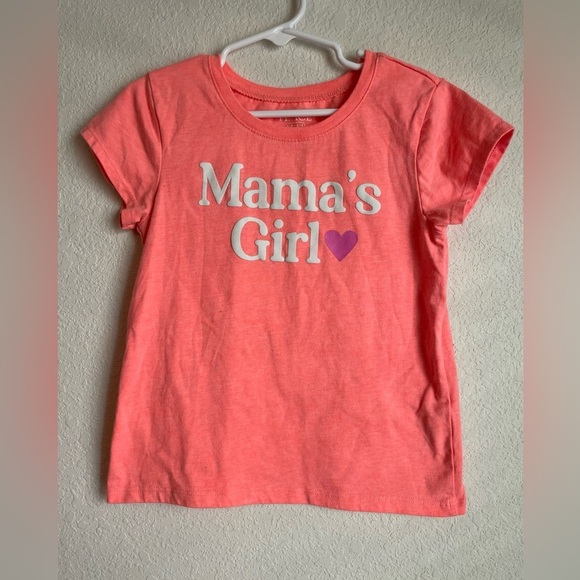 The Children's Place Other - The Children's Place Coral “Mama’s Girl” Short Sleeve Tee size 5/6